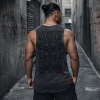 Cravass “Tapawha” Singlet - Black-on-Black