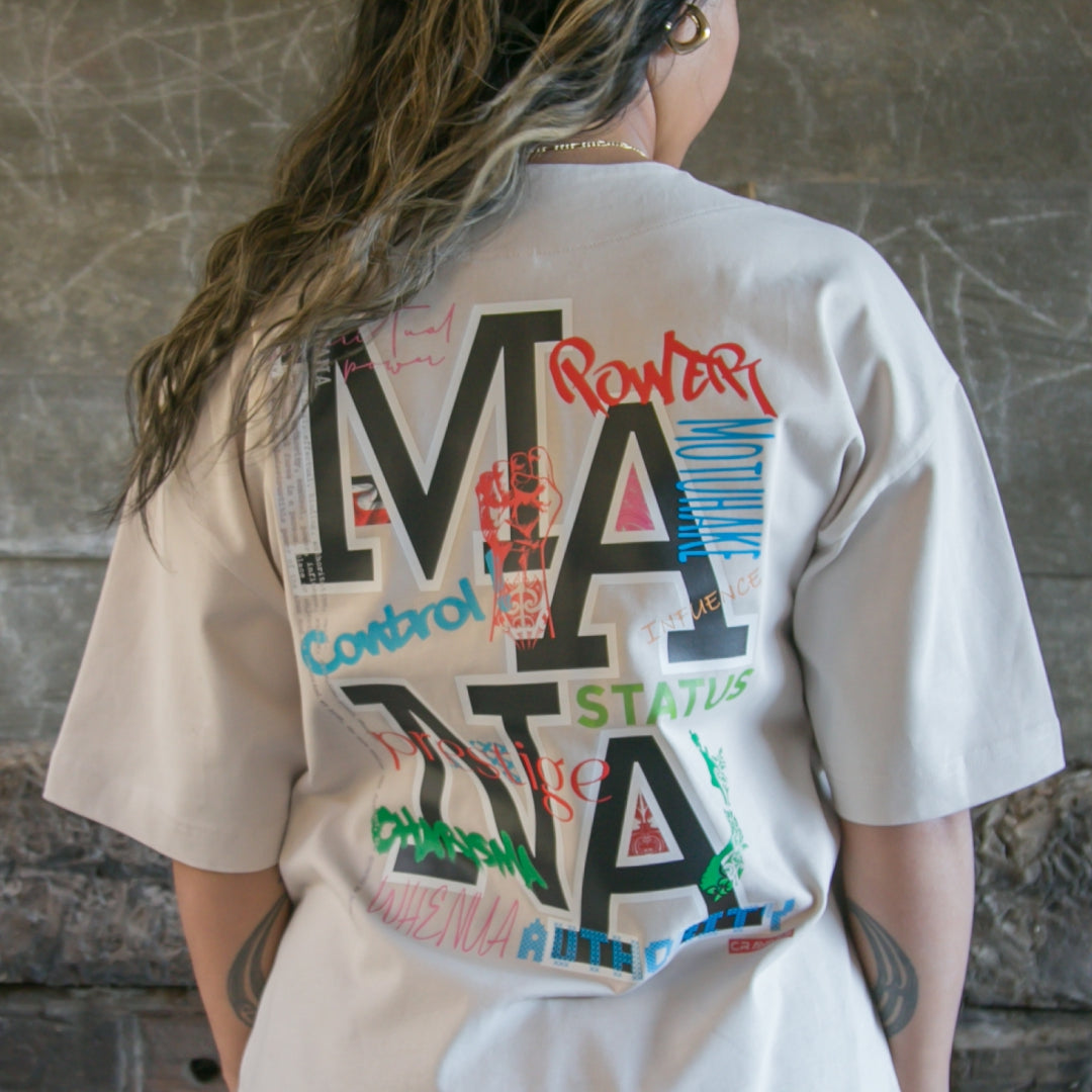 Unisex baseball jersey with contemporary Maori Mana design.