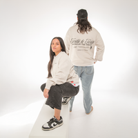 Toitū te Tiriti oversized crewneck Māori streetwear NZ by Cravass