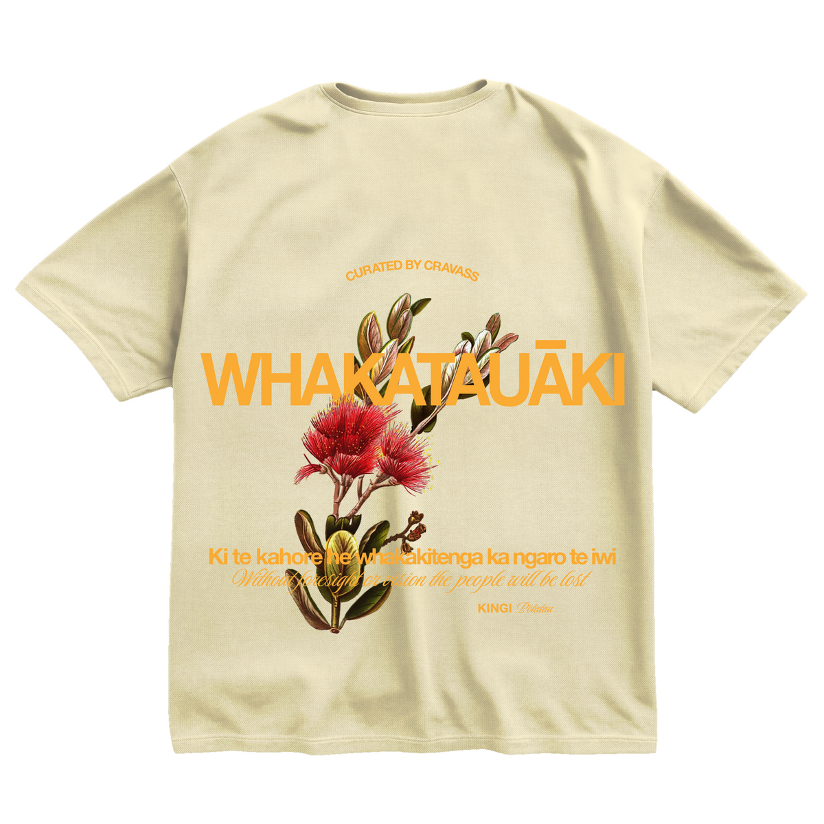 Unisex t-shirt with Māori whakatauki  proverb - Back