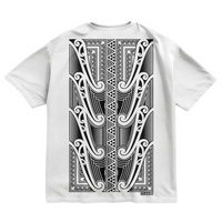 Tapawha Māori Streetwear Tee by Cravass – Black on white T-Shirt NZ