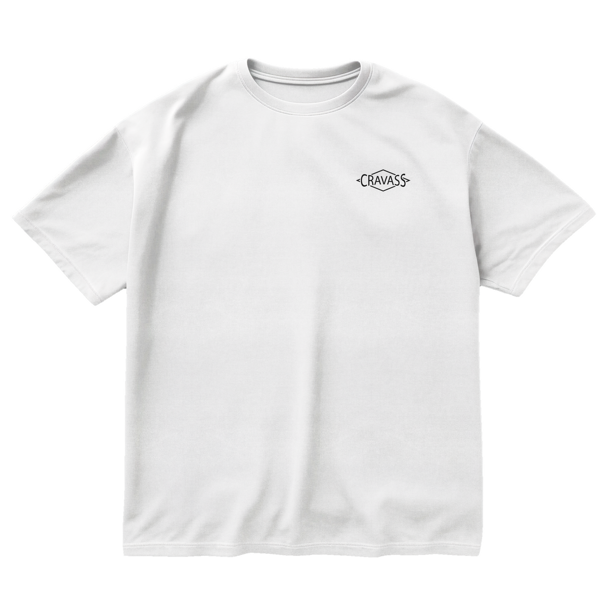 Tapawha Māori Streetwear Tee by Cravass – Black on White Front T-Shirt NZ