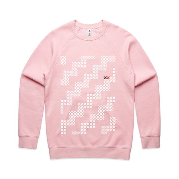 Womens pink poutama jersey. Maori fashion from cravass.