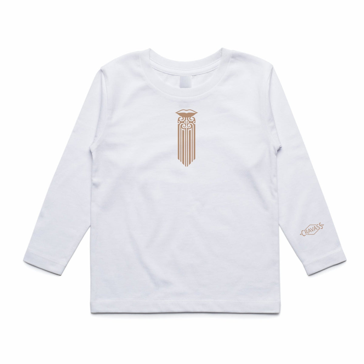 Girls Moko Kauae long sleeve tshirt - Cravass