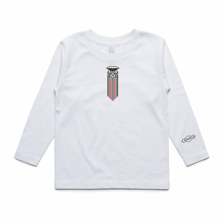 Girls Moko Kauae long sleeve tshirt - Cravass