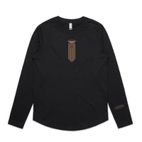 Moko Kauae women’s long sleeve tshirt - Cravass