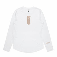 Moko Kauae women’s long sleeve tshirt - Cravass