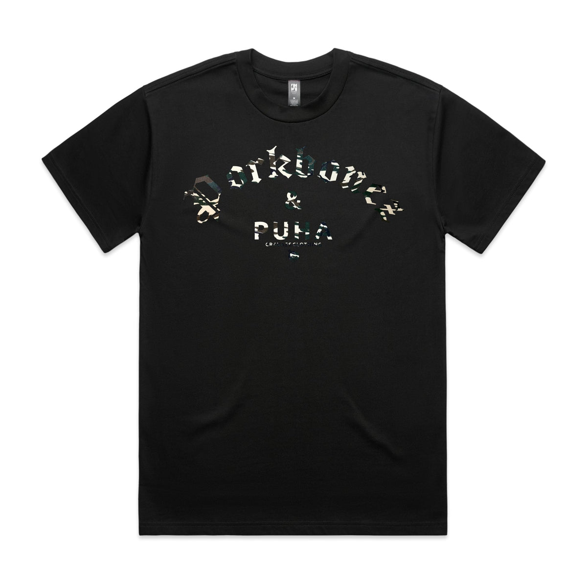 Porkbones and Puha - Black Camo - Cravass