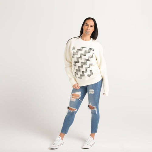 Poutama - Ecru - Cravass