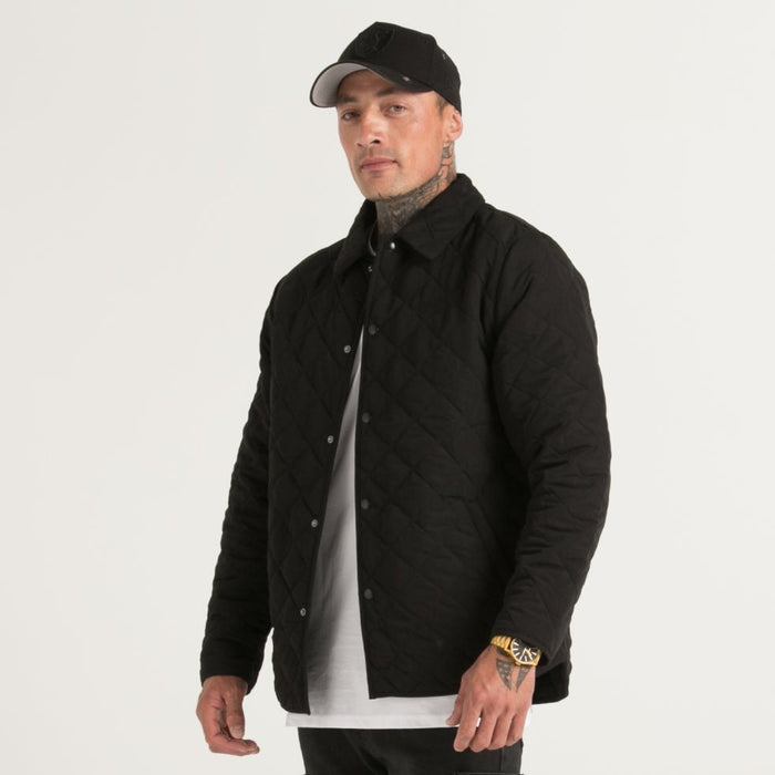 Taiaha Embroidered Quilted Jacket - Cravass
