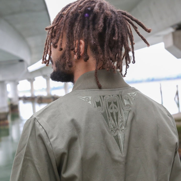 Tapatoru Embroidered Army Jacket - Cravass