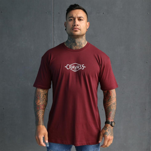 Tapatoru - White on Burgundy - Cravass