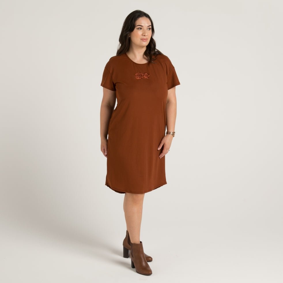 Tiki - Sienna - Embroidered Dress - Cravass