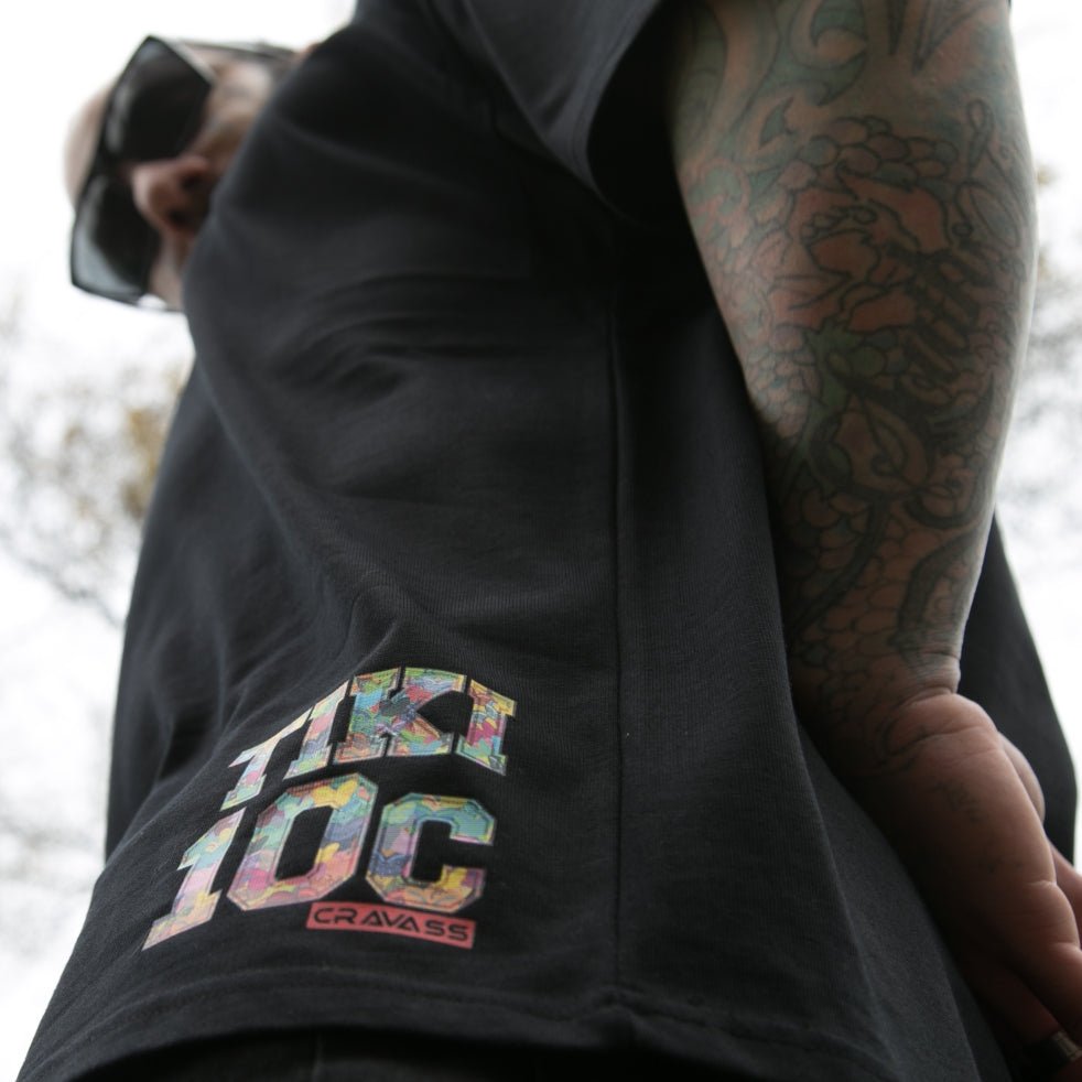 Tiki10c - Tee Black - Cravass